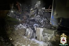 выкса.рф, В Туртапке грузовой автомобиль влетел в газопровод и загорелся